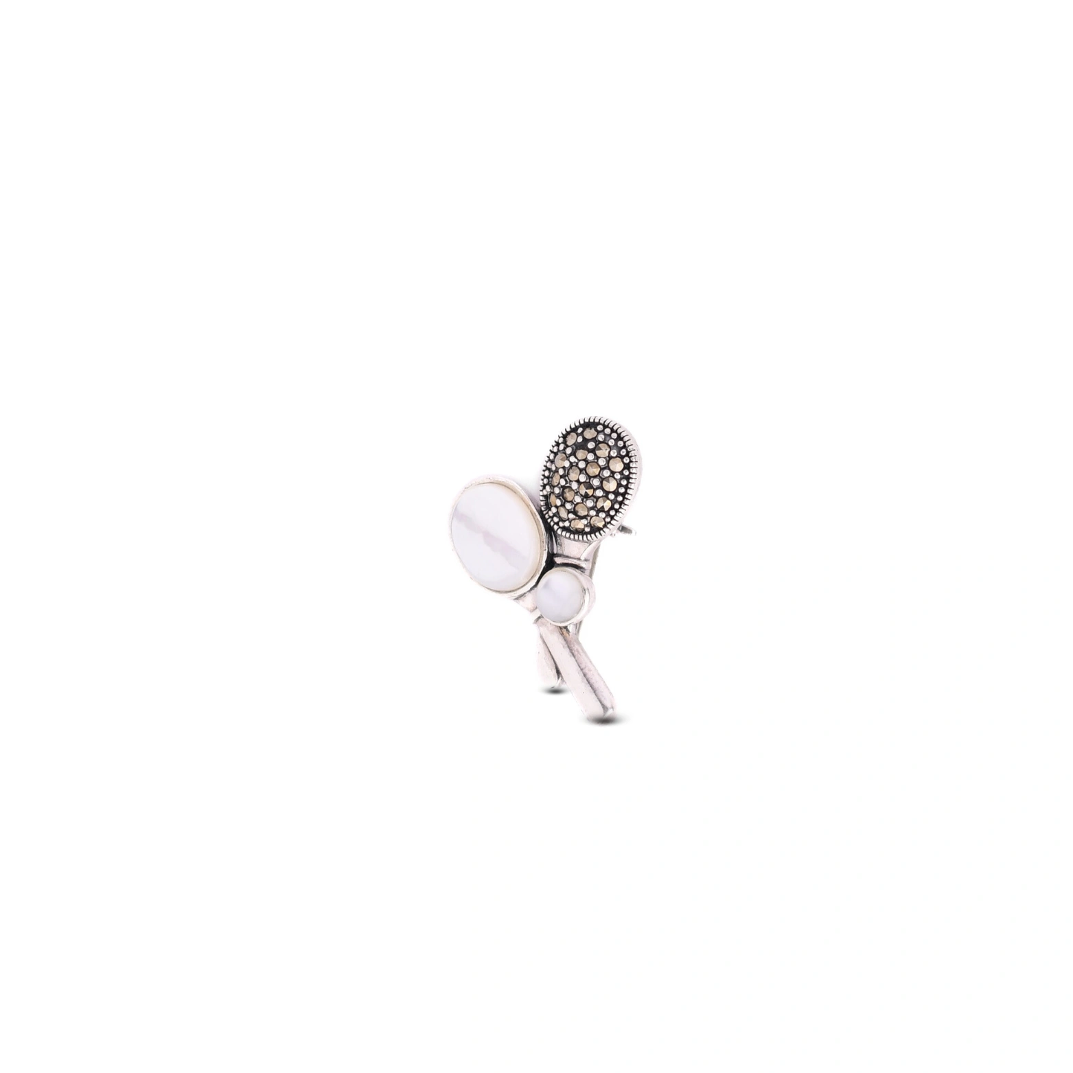 Regal Sterling Silver Pearl Brooch
