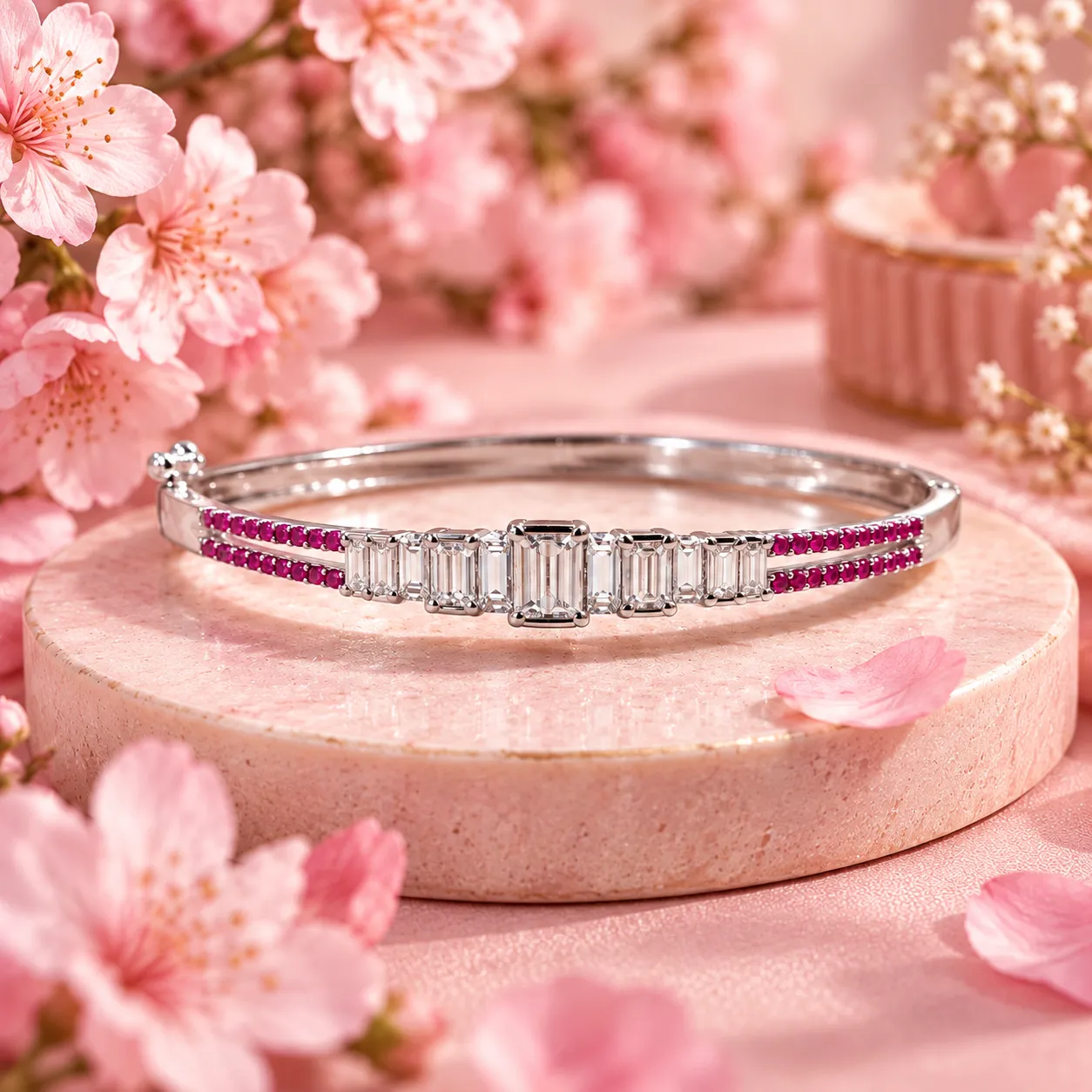 Regal Ruby Radiance Bracelet